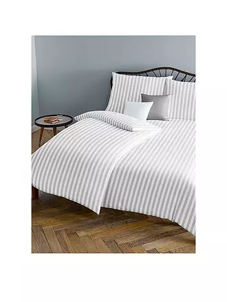 FLEURESSE | Linge de lit en damas Melk 2x 70x90cm / 200x200cm Crème | weiss